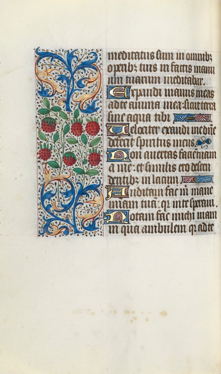 Book of Hours Use of Rouen: fol. 91v, c. 1470 by Master of the Geneva Latini