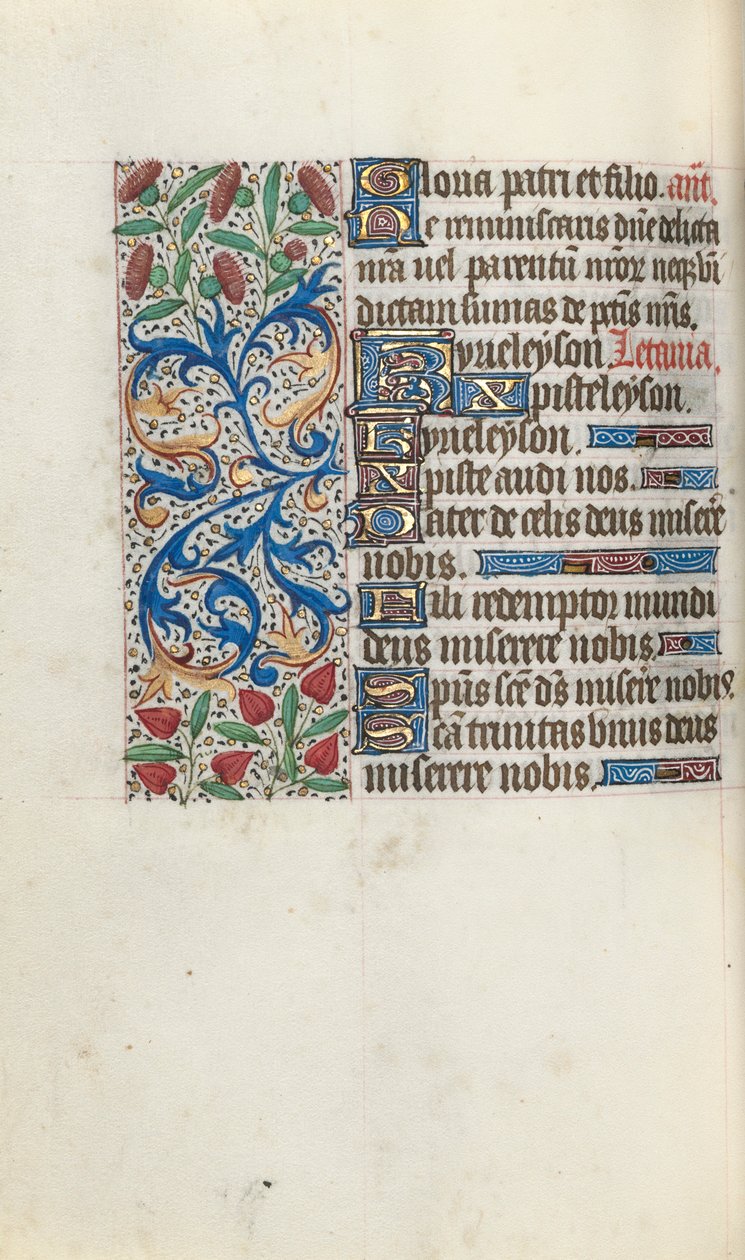 Book of Hours Use of Rouen: fol. 92v by Master of the Geneva Latini