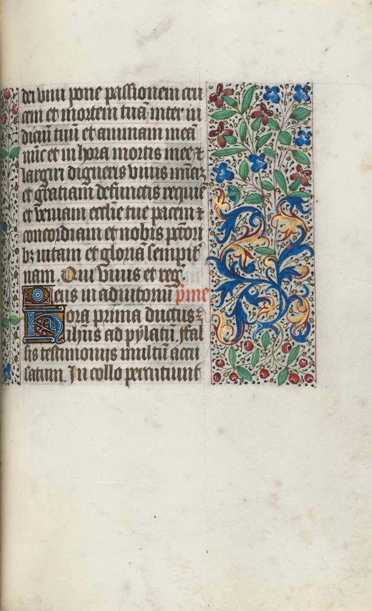 Book of Hours Use of Rouen: fol. 97r by Master of the Geneva Latini