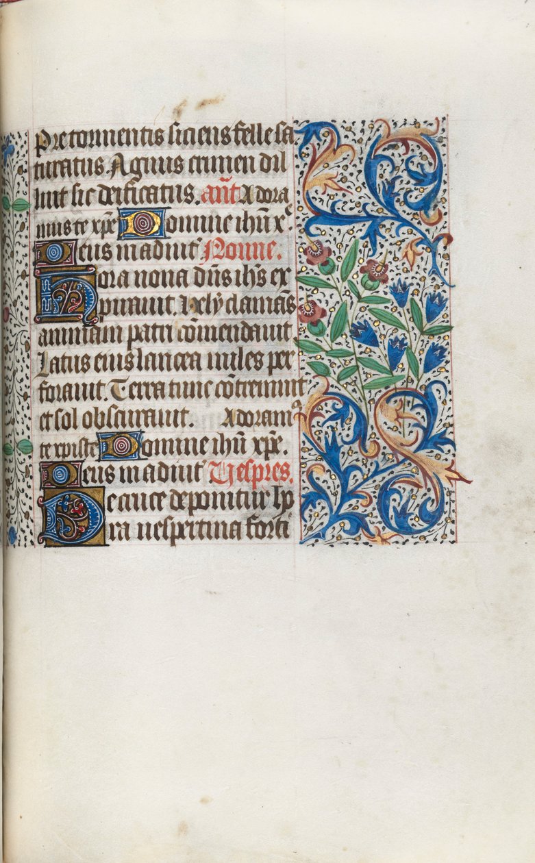 Book of Hours Use of Rouen: fol. 98r, c. 1470 by Master of the Geneva Latini