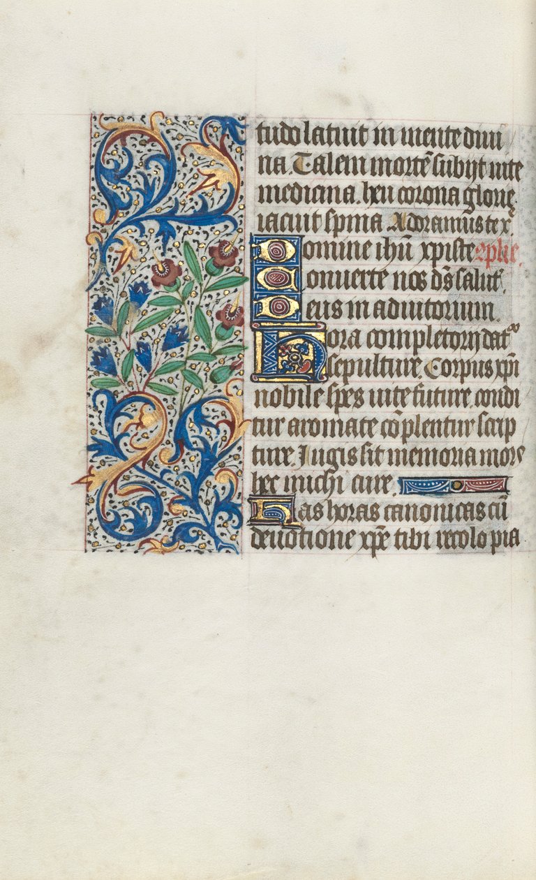 Book of Hours Use of Rouen: fol. 98v by Master of the Geneva Latini