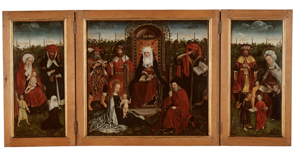 The Poortakker Triptych by Master of the Holy Family of St. Anne