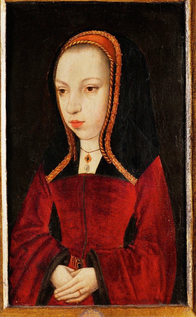 Margaret of Austria, Archduchess, Daughter of Emperor Maximilian I, Governess of the Netherlands by Master of the Legend of St.Priest