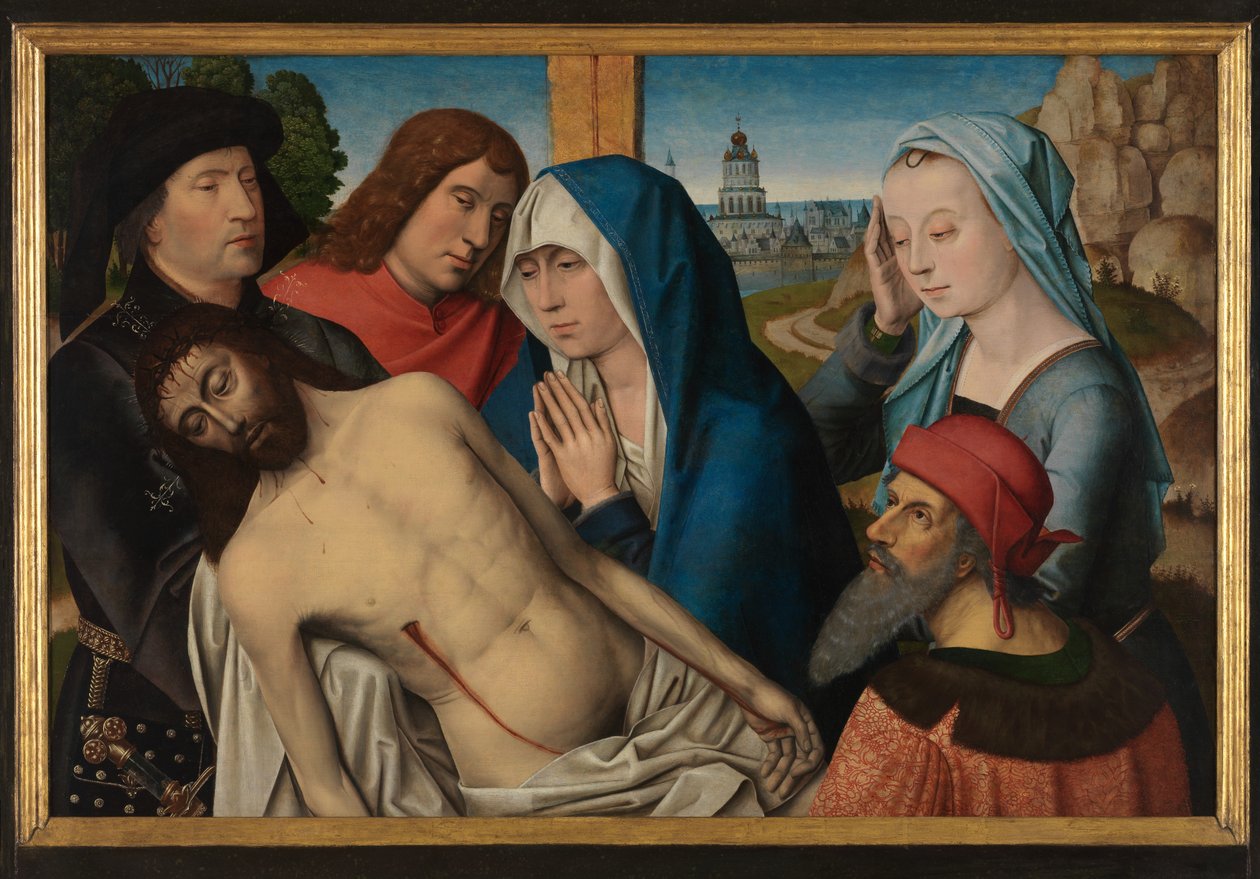 Lamentation by Master of The Legend of St. Lucy