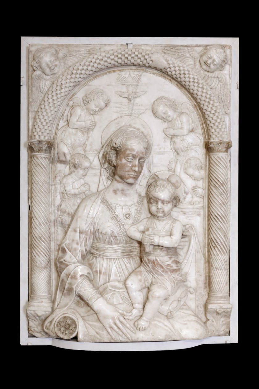Madonna with Child and Angels, c.1460 by Master of the Marble Madonnas