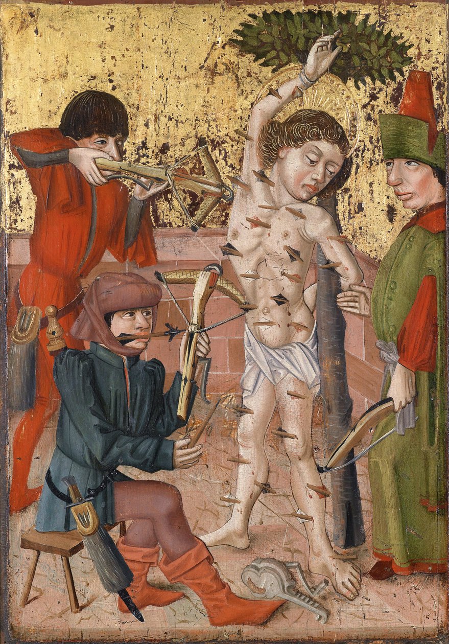 The Martyrdom of Saint Sebastian, ca. 1470-1480 by Master of the Middle Rhine