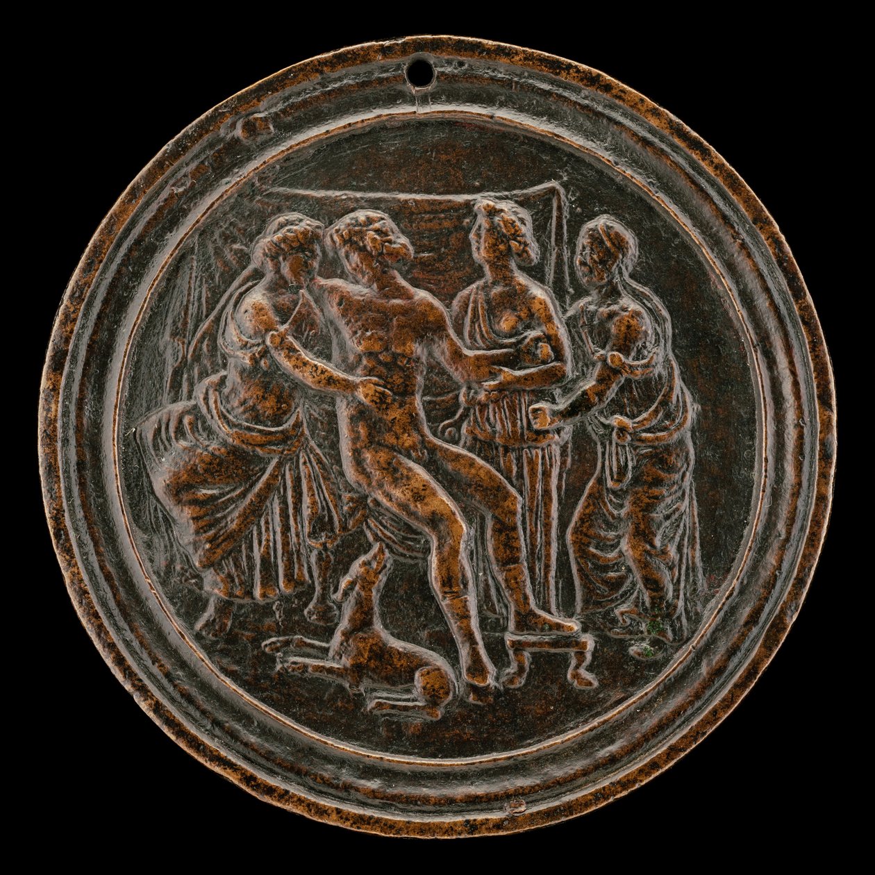 Meleager and Atalante by Master of the Orpheus Legend