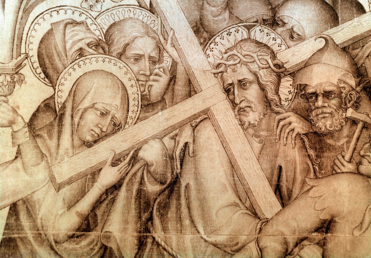 The parement of Narbonne: the Christ carrying his cross by Master of the Parement of Narbonne