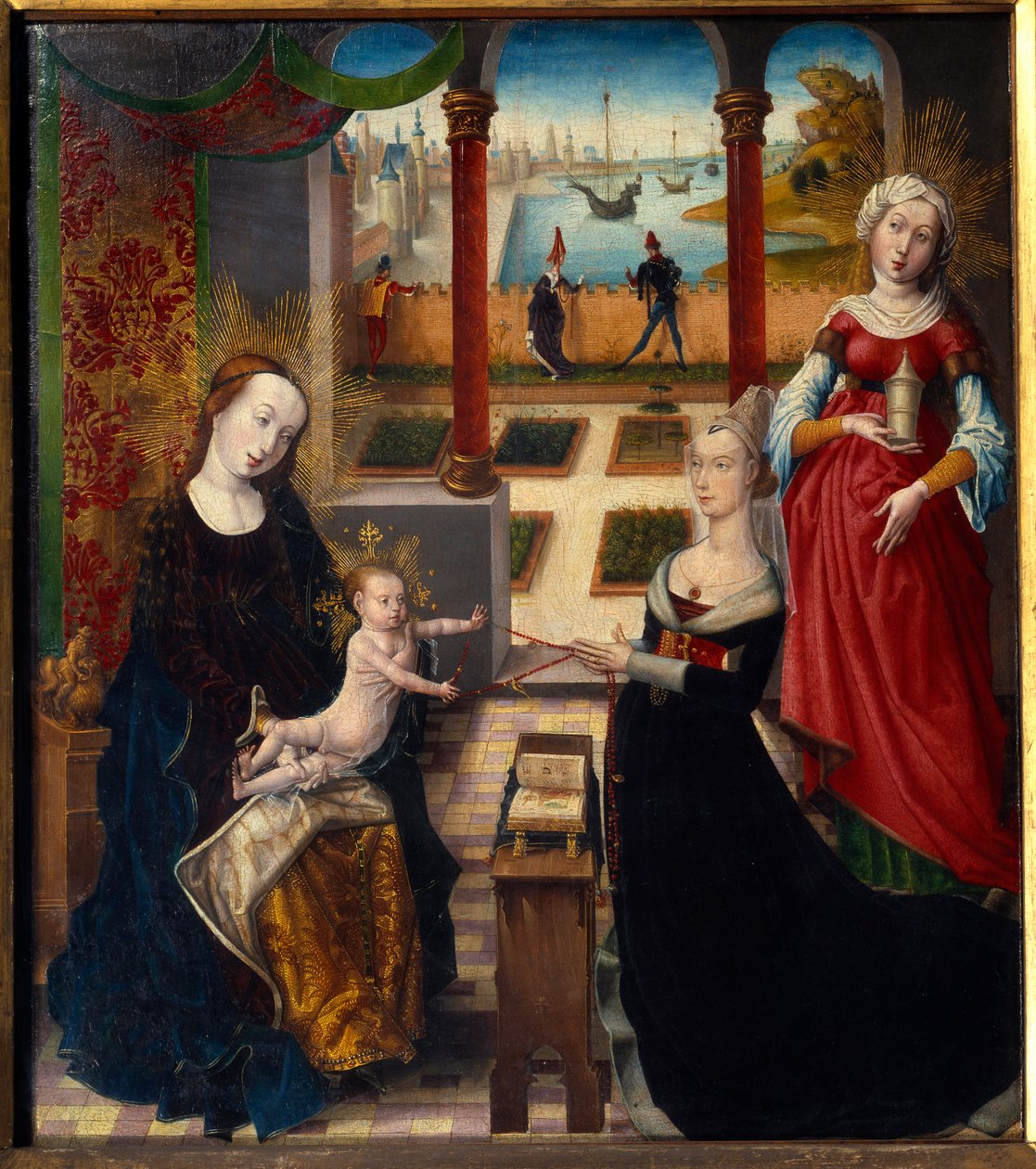 Virgin and Saint Mary Magdalene by Master of the View of St. Gudule