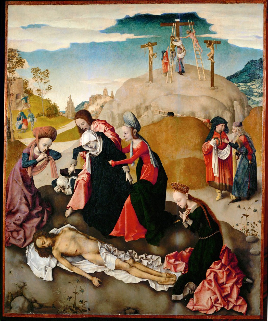Lamentation by Master of the Virgo Inter Virgines