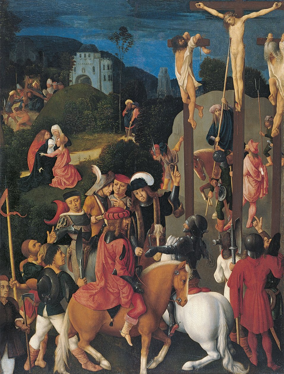 The Crucifixion by Master of the Virgo Inter Virgines