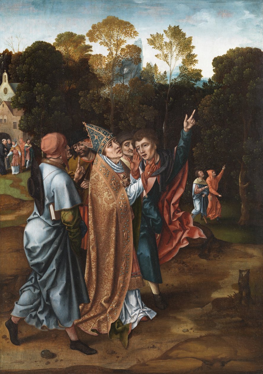 Vision of the Bishop by Master of the von Groote Adoration