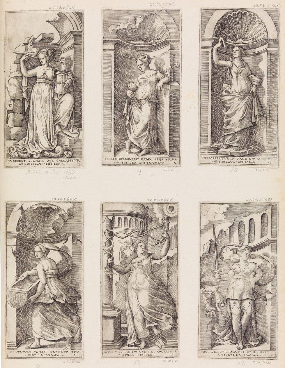 The Libyan Sibyl by Master with the Name of Jesus