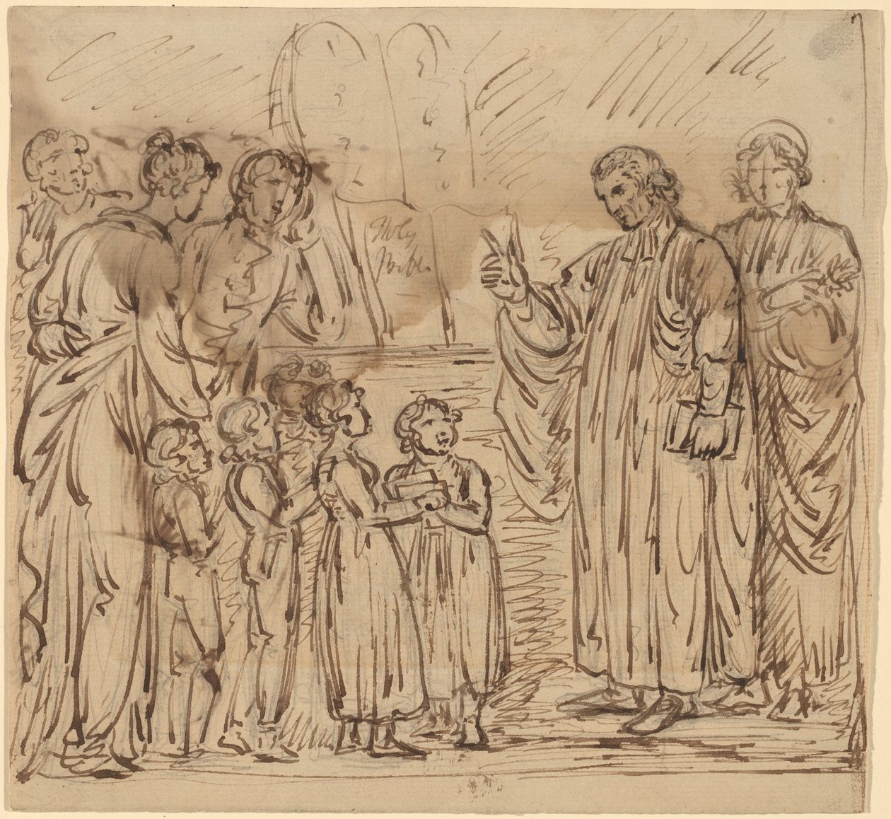 Bible Lesson by Mather Brown