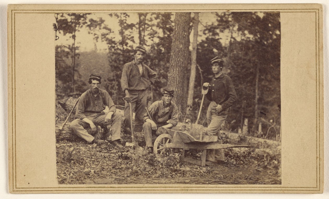 69th Reg. N.Y.V. Pioneer Party by Mathew B. Brady