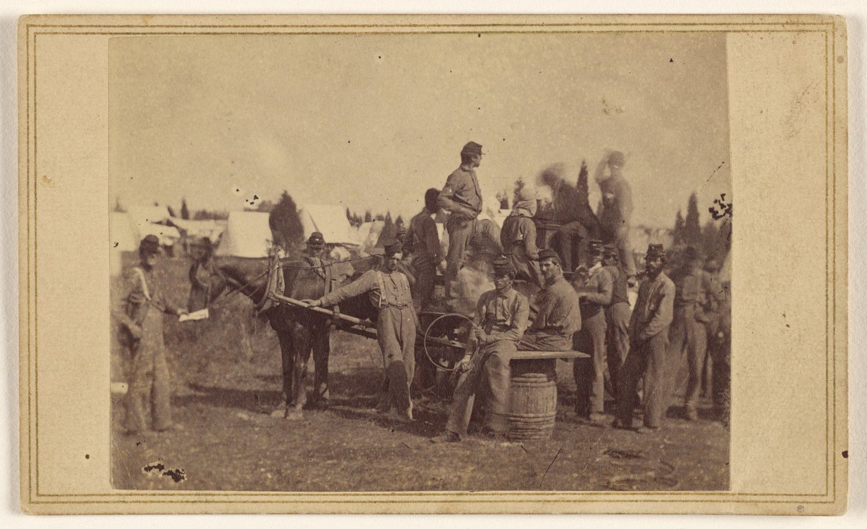 Ft. Runyon Settlers by Mathew B. Brady
