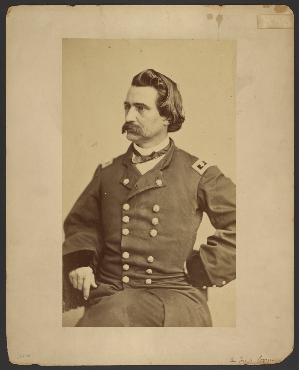 Portrait of General John A. Logan by Mathew B. Brady