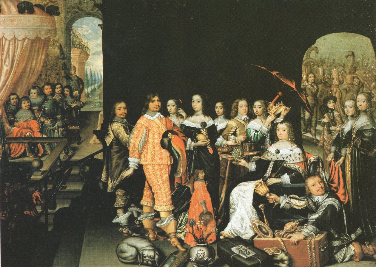 Glorification of the Dowager Electress Elisabeth Charlotte of Brandenburg as the Queen of Sheba by Mathias Czwiczek