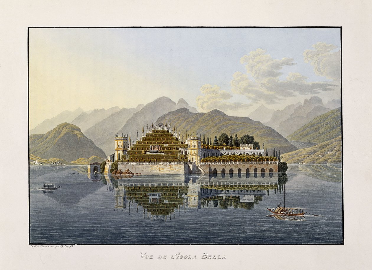 View of Isola Bella, 1811-1819 by Mathias Gabriel Lory