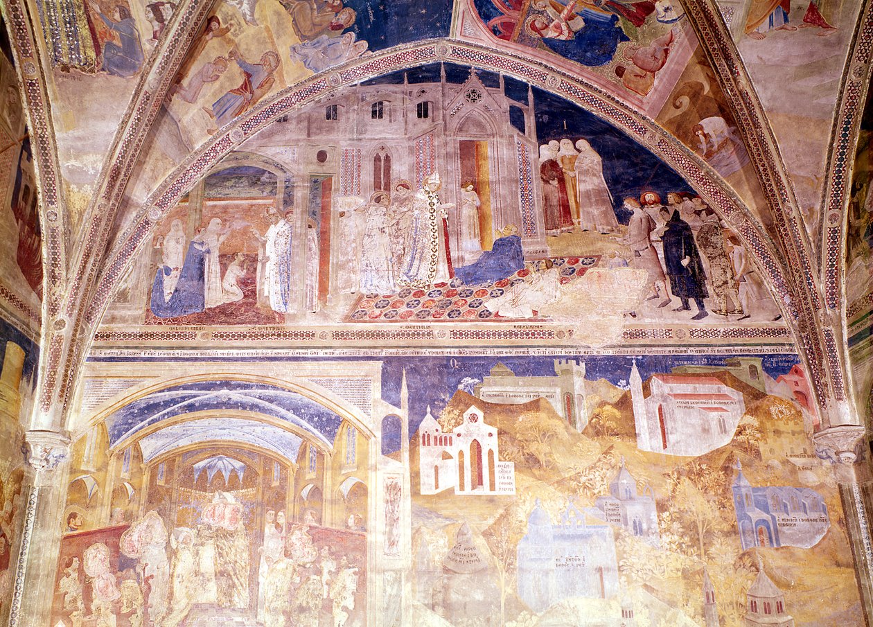 Scenes from the Life of St. Martial, from the Chapel of the Tinel by Matteo di Giovanetto da Viterbo