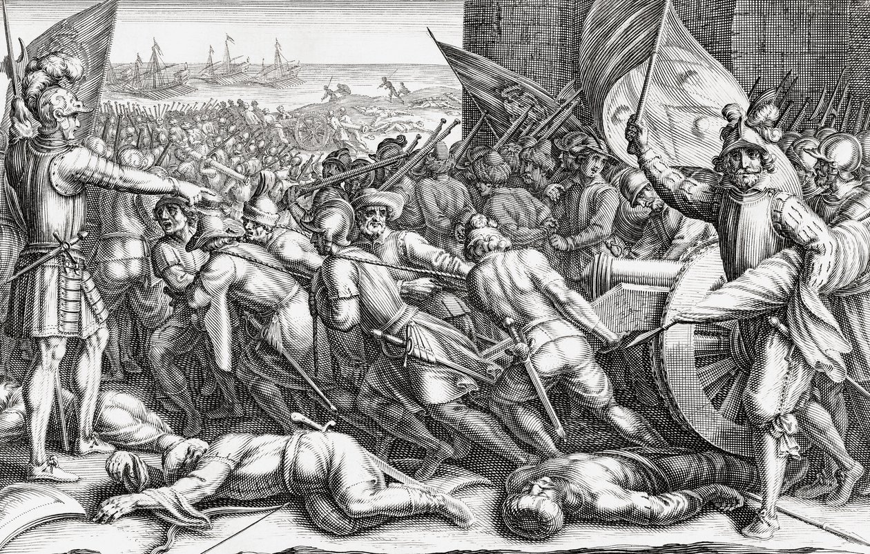 Embarkation of the troops of Ferdinando I de