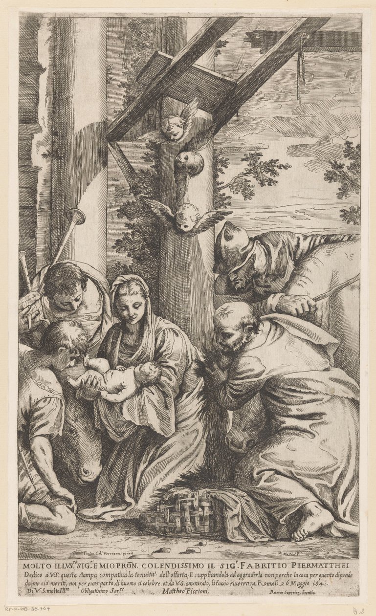 Adoration of the Shepherds by Matteo Piccioni