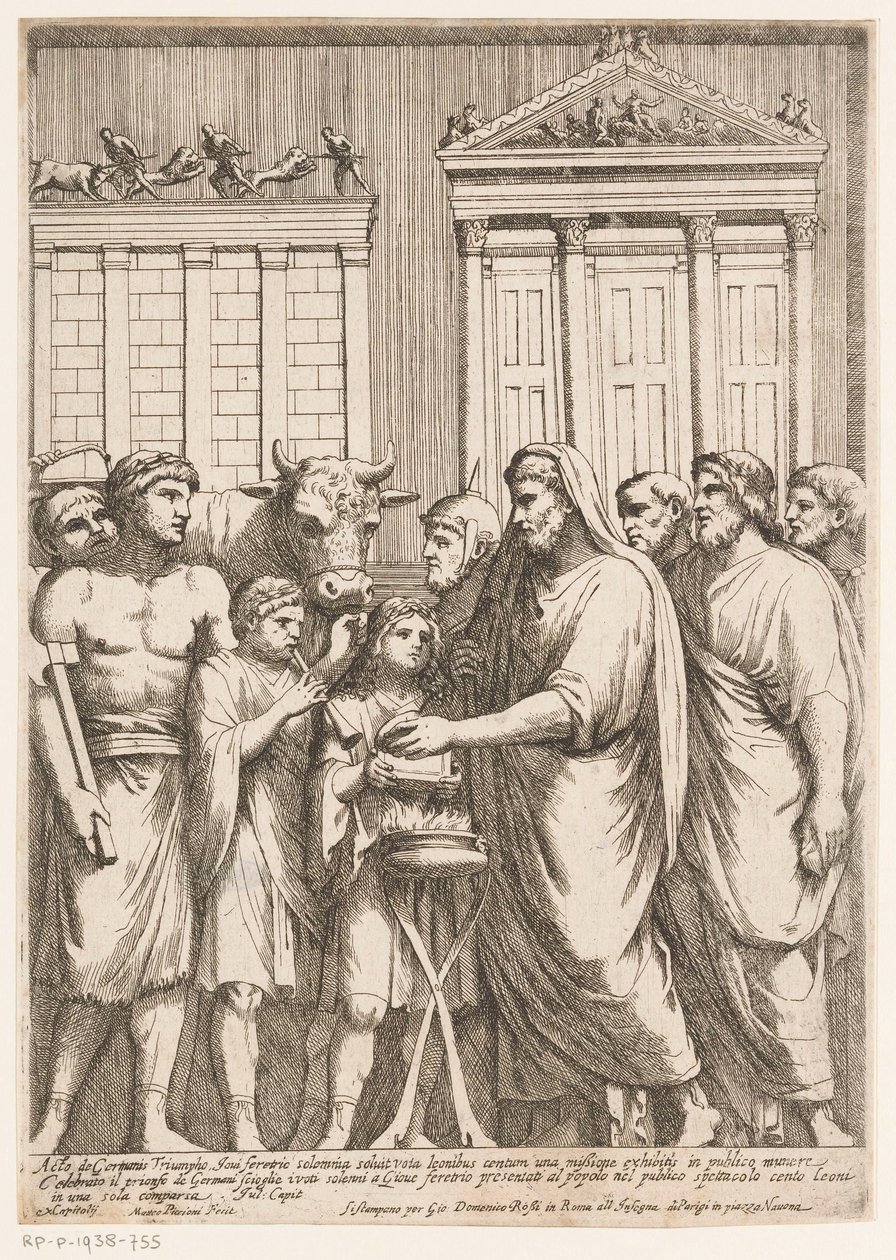 Marcus Aurelius as High Priest by Matteo Piccioni