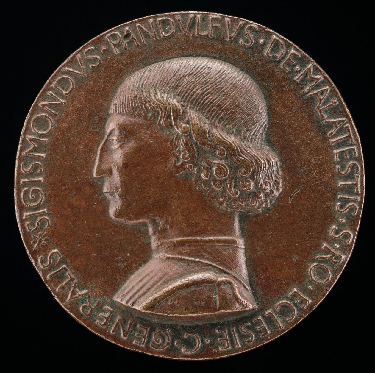 Sigismondo Pandolfo Malatesta, 1417-1468, Lord of Rimini and Fano [obverse], 1446 by Matteo di Andrea de Pasti