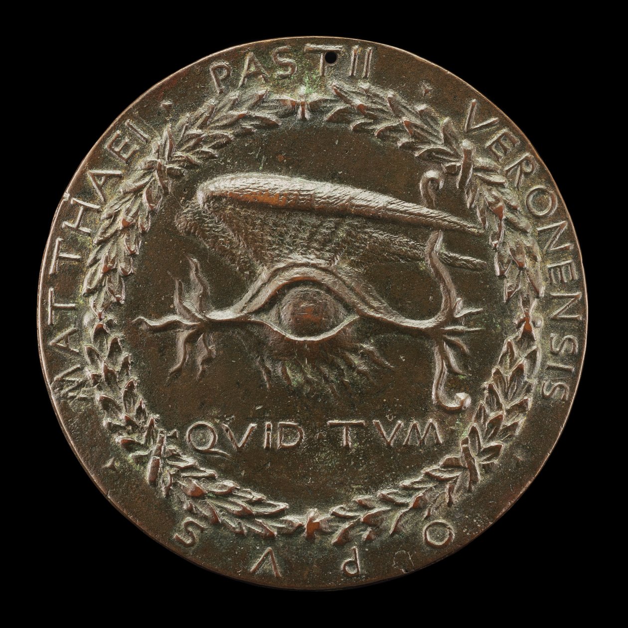 Winged Human Eye (reverse) by Matteo di Andrea de Pasti