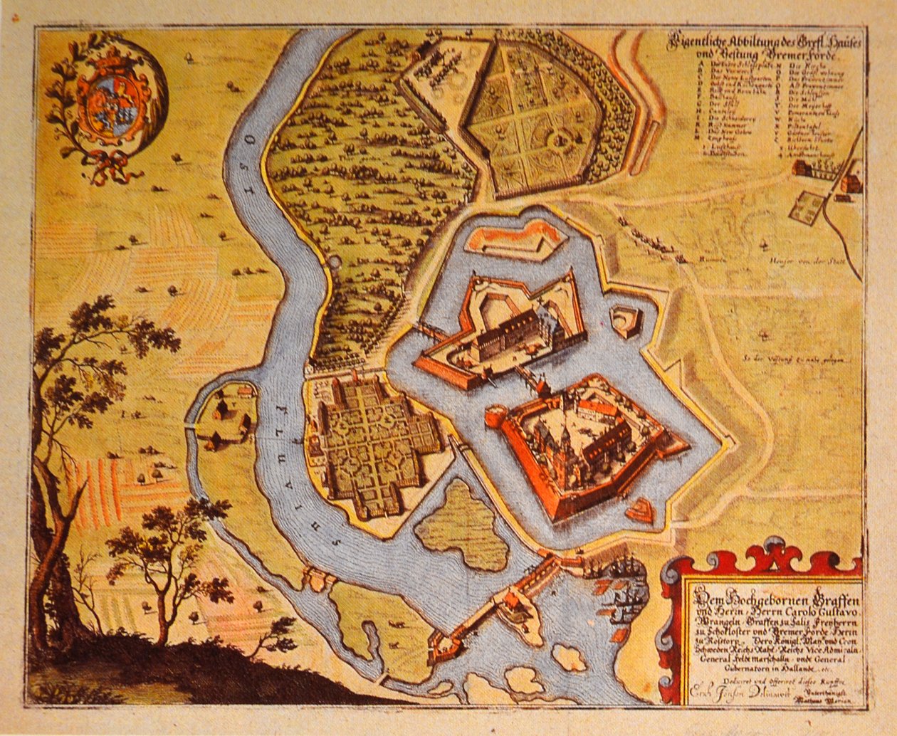 Bremervörde, Lower Saxony, Germany by Matthaus Merian