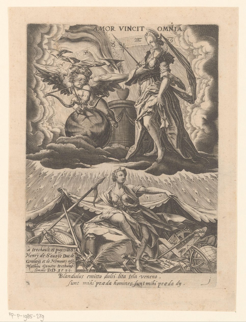Triumph of Love by Matthaus Greuter