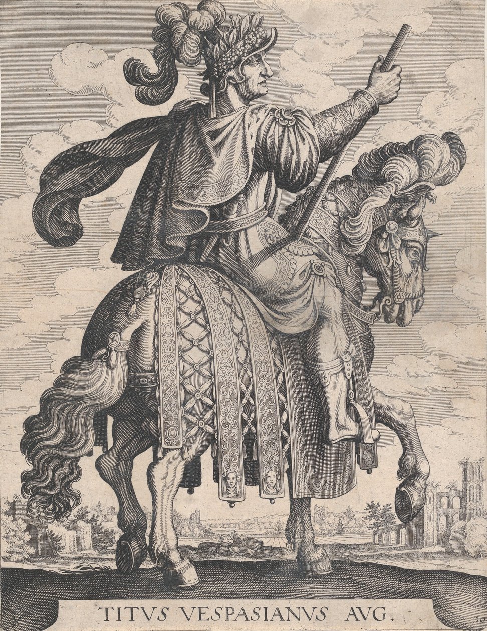 Plate 10: Emperor Titus on Horseback, from 