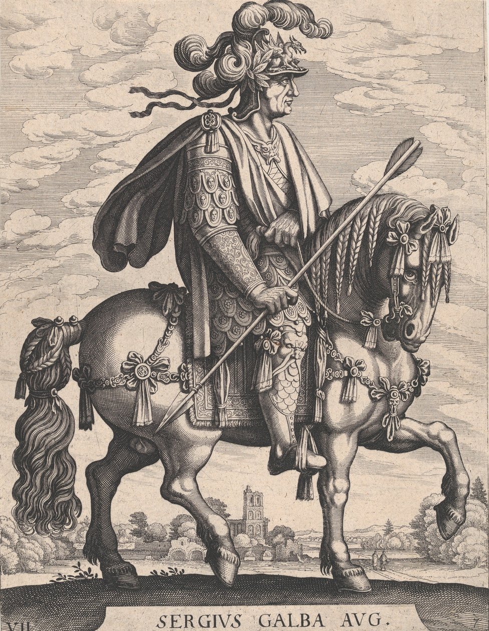 Plate 7: Emperor Galba on Horseback, from 