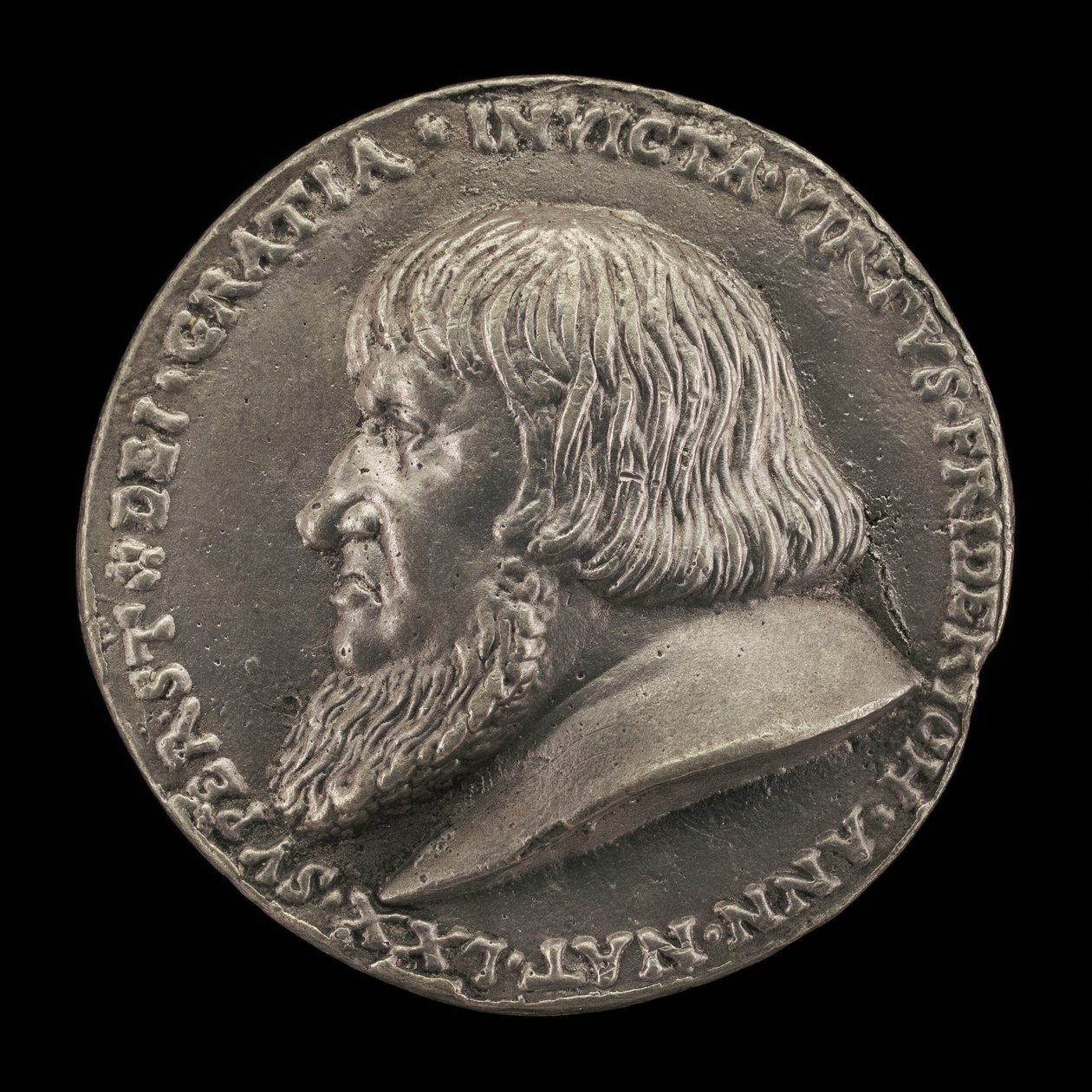 Friedrich the Elder, Margrave of Brandenburg-Ansbach (obverse) by Matthes Gebel