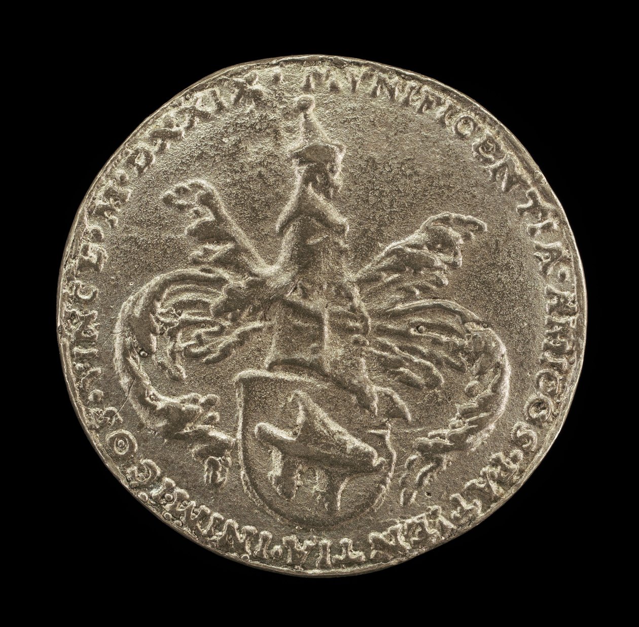 Shield of Arms, Crest and Mantling [reverse], 1529 by Matthes Gebel