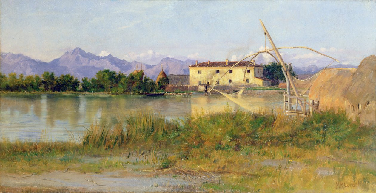 Etruscan Scene, the Carrara Mountains by Matthew Ridley Corbet