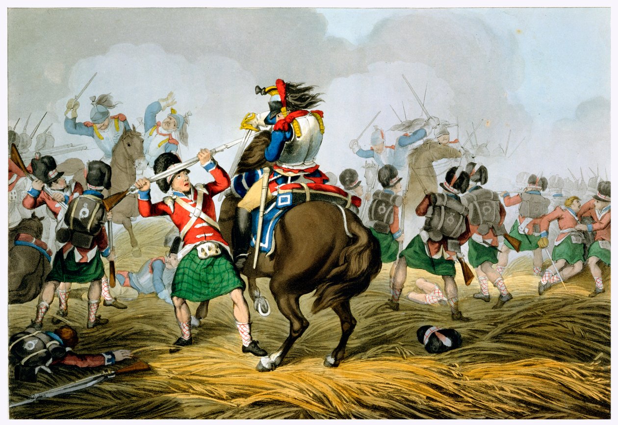 Battle of Waterloo, 1815 by Matthew Dubourg