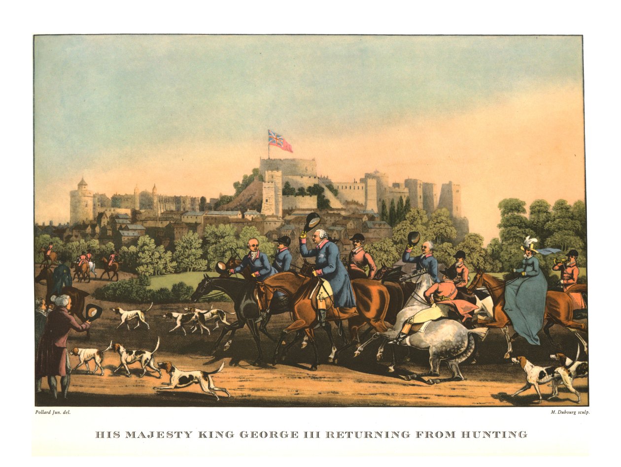 His Majesty King George III Returning from Hunting by Matthew Dubourg