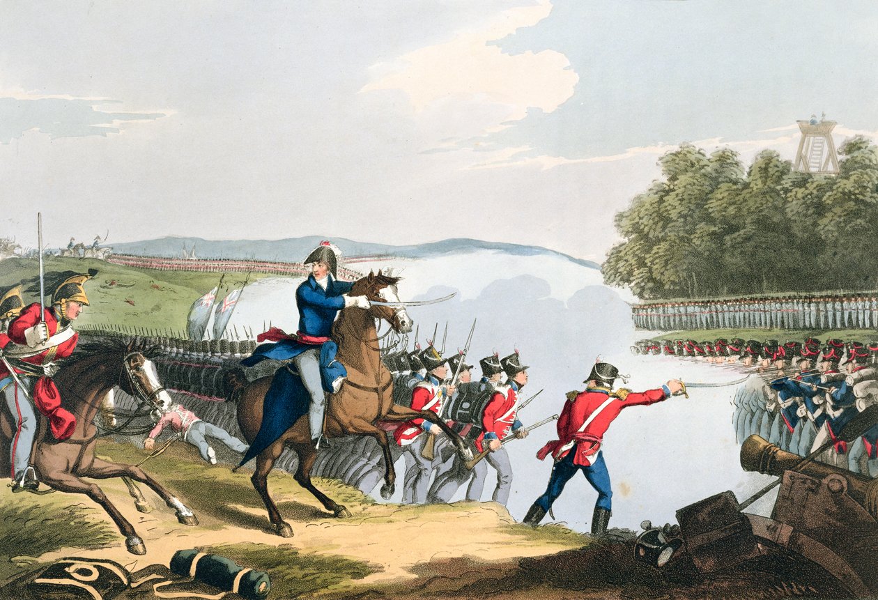 The Battle of Waterloo Decided by the Duke of Wellington by Matthew Dubourg