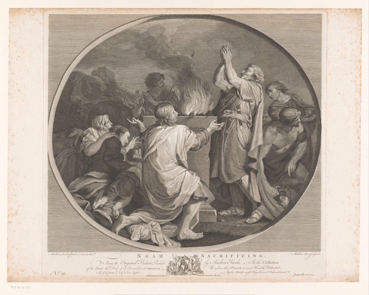 Sacrifice of Noah by Matthew Liart