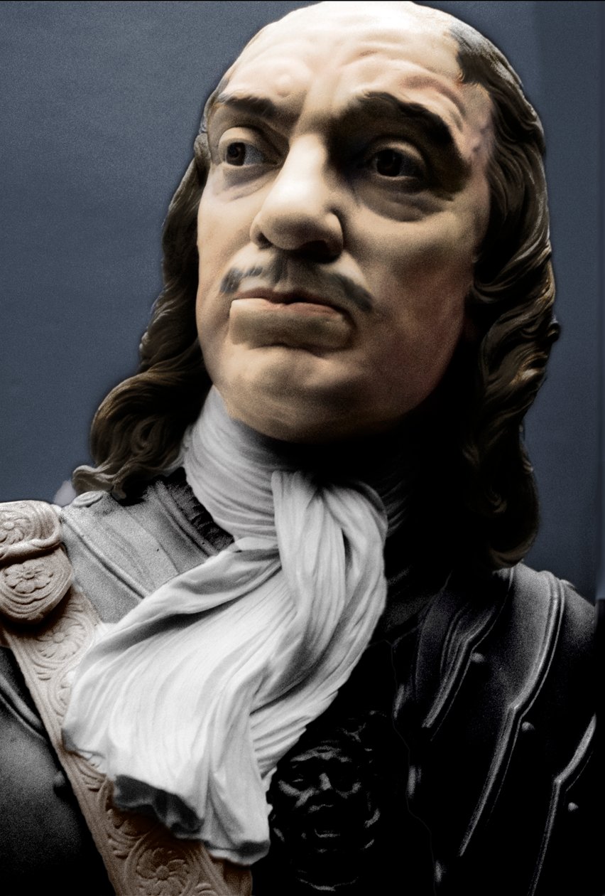 Bust of Lord Protector Oliver Cromwell by Matthew Noble