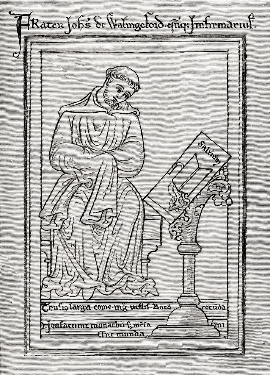 John of Wallingford by Matthew Paris