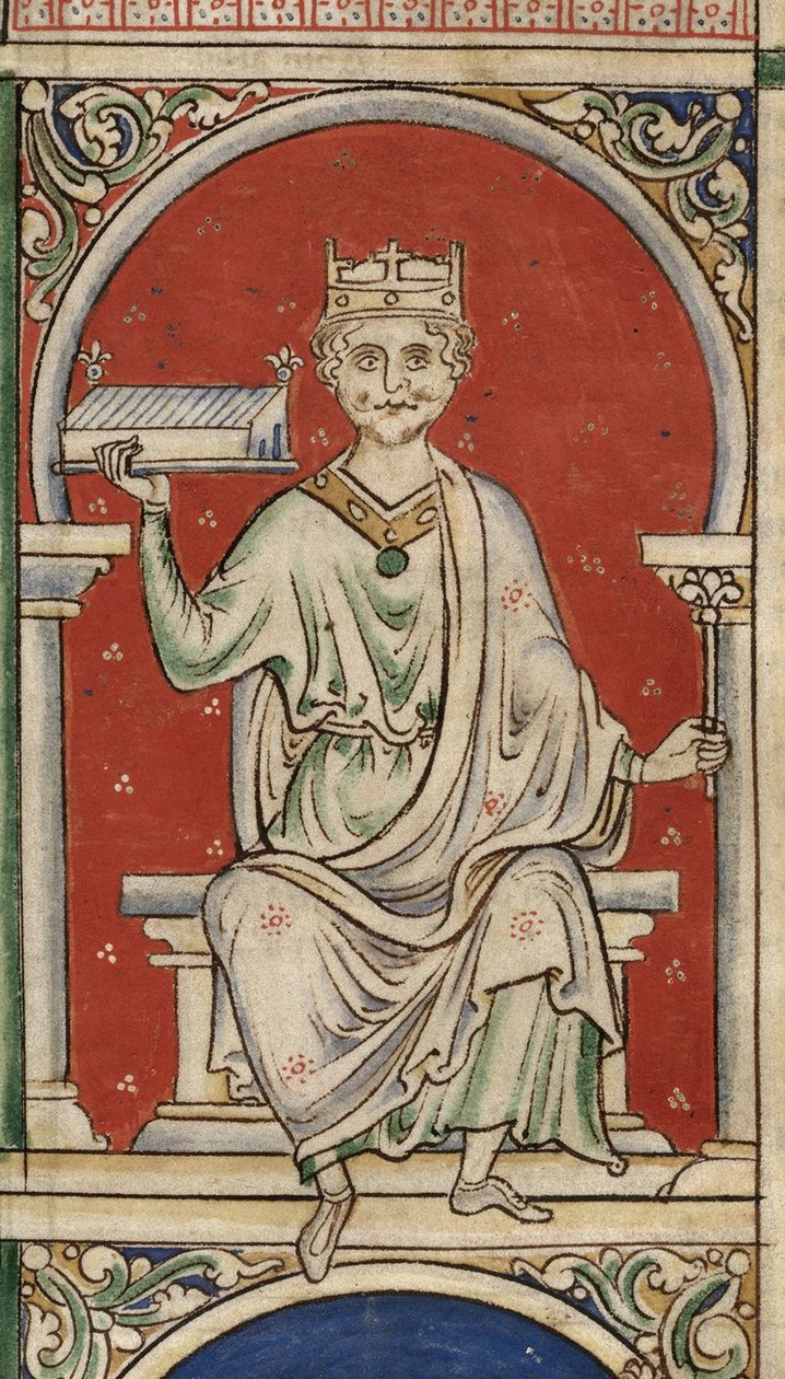 King William Rufus from the Historia Anglorum, Chronica Majora by Matthew Paris