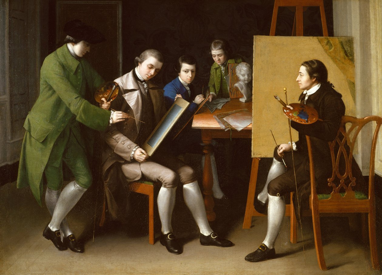 The American School, 1765 by Matthew Pratt