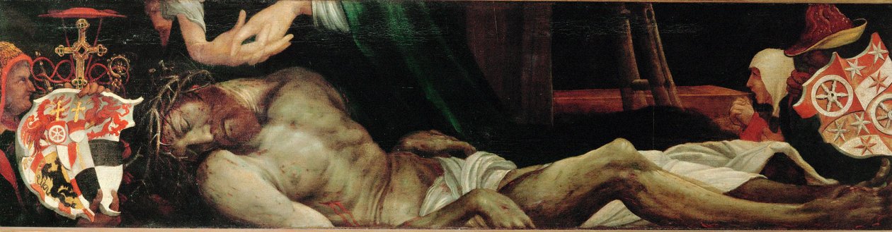 Lamentation. Predella of a Lost Altar by Matthias Gruenewald