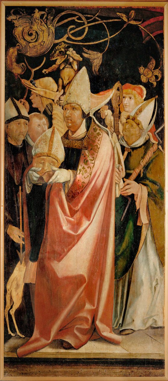 The 14 Holy Helpers, Catholic Saints Called Helpers by Matthias Gruenewald