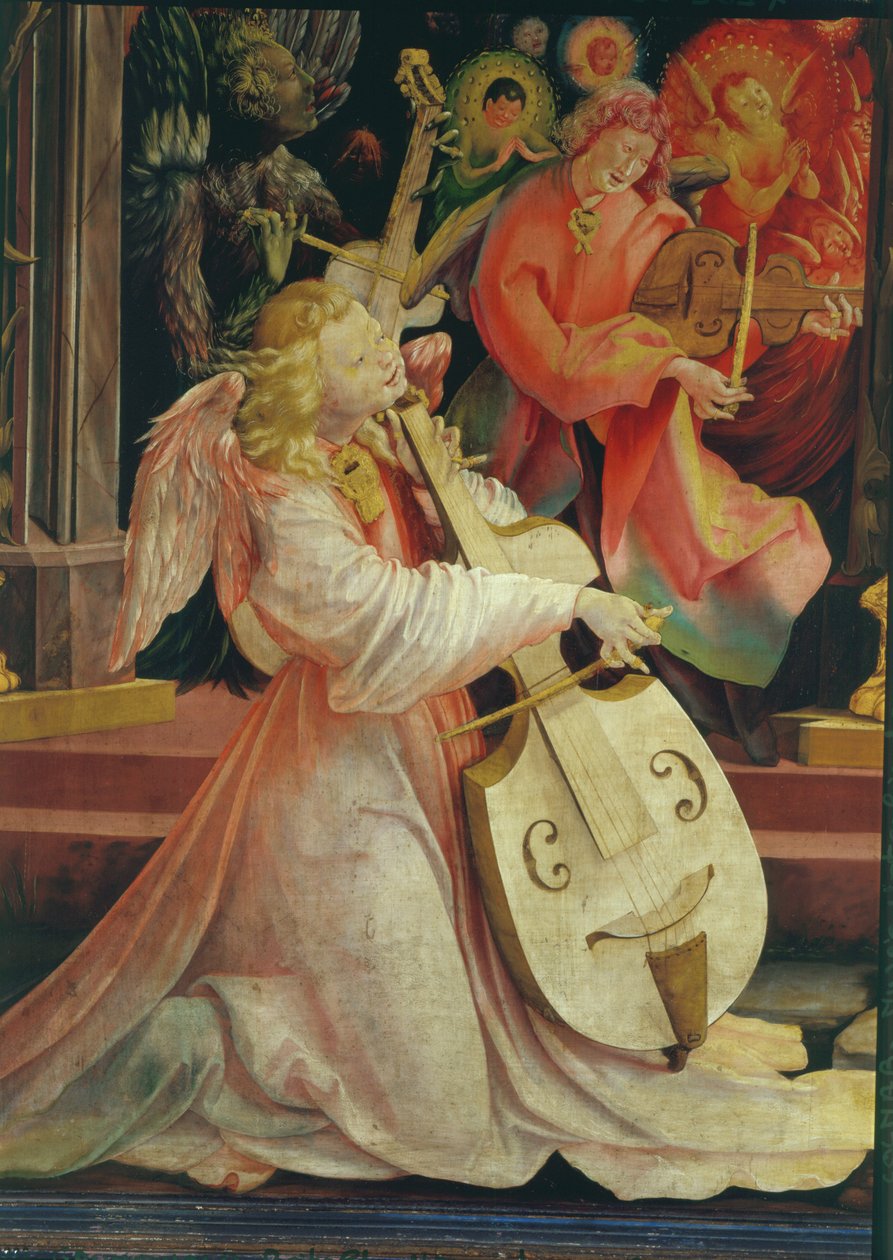 The Concert of Angels (detail) by Matthias Grünewald