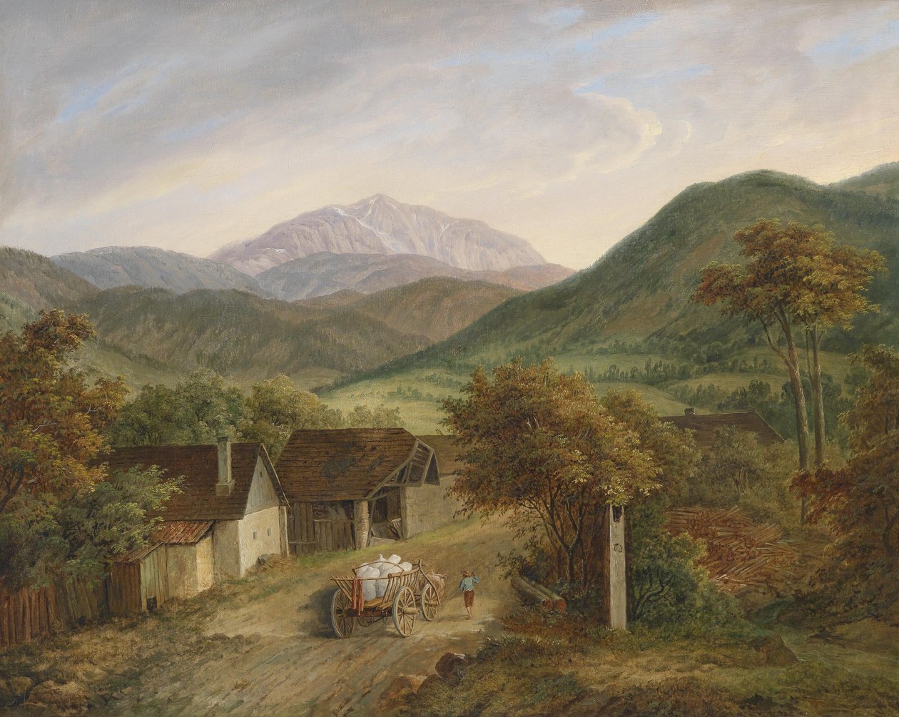 View of the Schneeberg 1860 by Matthias Rudolf Toma
