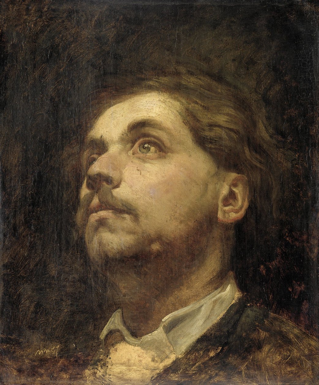 Portrait of Jacob Maris by Matthijs Maris: Fine art print