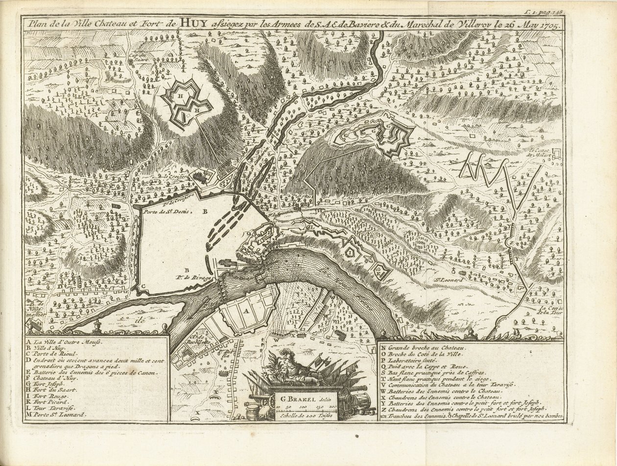 Siege of Huy, 1705 by Matthijs Pool (possibly)
